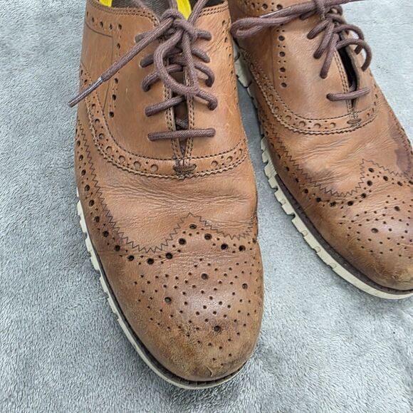 Cole Haan Zerogrand $160 Men\'s Wingtip Oxfords Shoes Size 11.5 M Leather C14493 main image 7